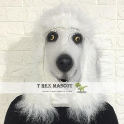 Animal Poodle dog Fursuit Head Mascot Head