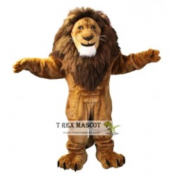 Adult Lion Mascot Costume