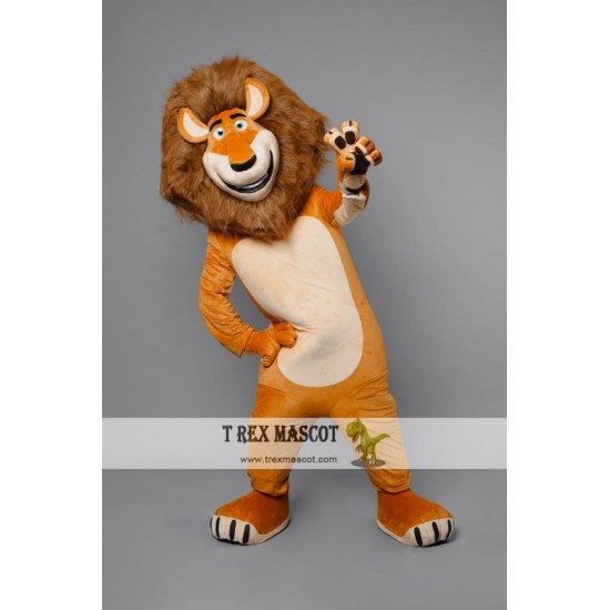 Adult Lion Mascot Costume