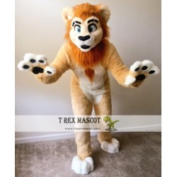 Adult Lion Mascot Costume