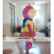 Pink Hippo Mascot Costume Pink Hippo Mascot Costume