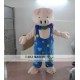 Blue Pig Mascot Costume Blue Pig Mascot Costume