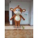 Cartoon Brown Monkey Mascot Costume Cartoon Brown Monkey Mascot Costume