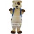 Brown Dog Mascot Costume