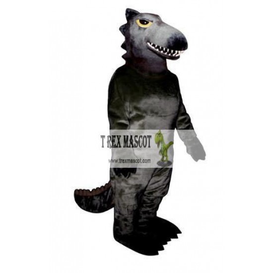 Cool Black Dinosaur Mascot Costume Cool Black Dinosaur Mascot Costume