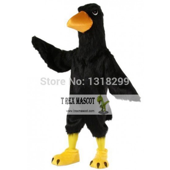 Black Big Bird Raven Mascot Costume Black Big Bird Raven Mascot Costume
