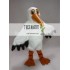 White Paulie Pelican Mascot Costume