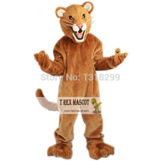 Leopard Panther Cougar Mascot Costume Leopard Panther Cougar Mascot Costume
