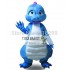 Blue Dinosaur Dragon Mascot Costume