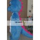 Blue Dinosaur Dragon Mascot Costume Blue Dinosaur Dragon Mascot Costume