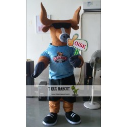 Bull Glasses Mascot Costume Celebration Carnival Outfit