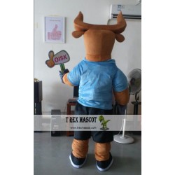 Bull Glasses Mascot Costume Celebration Carnival Outfit