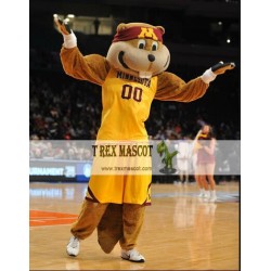 Goldy The Gopher Mascot Costume Celebration Carnival Outfit