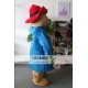 Cartoon Bear Hat Mascot Costume Celebration Carnival Outfit Cartoon Bear Hat Mascot Costume Celebration Carnival Outfit