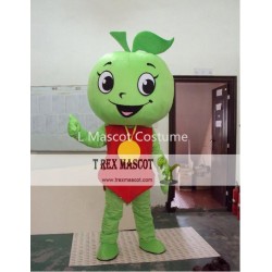 Little Green Apple Mascot Costume