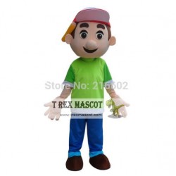 Handy Manny Mascot Costume Tool Boy Mascot Costume