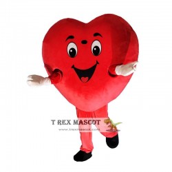 Red Heart Love Mascot Costume Love Heart Mascot Cosplay Costume