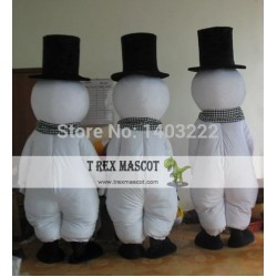 Christmas Performances Snowman Mascot Costume Christmas Snowman Mascot Costume