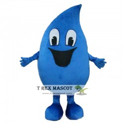 Adult Blue Water Drop Mascot Costumes Cartoon Costumes