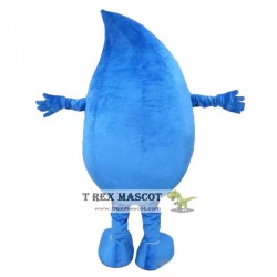Adult Blue Water Drop Mascot Costumes Cartoon Costumes