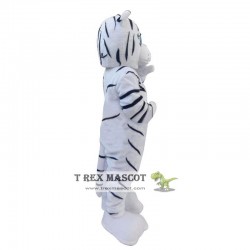 White Tiger Cartoon Mascot Mascot Christmas Mascot Mascot Costume