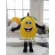 Fruit Yellow Lemon Mascot Cartoon Costume Fruit Yellow Lemon Mascot Cartoon Costume