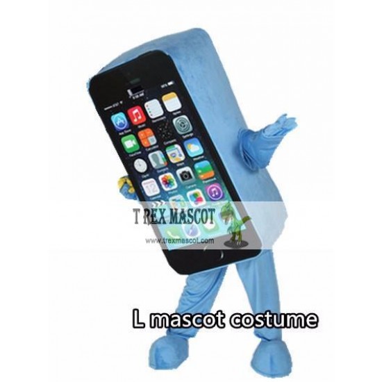 Cell Phone Apple Iphone 5C Mascot Costume Cell Phone Apple Iphone 5C Mascot Costume