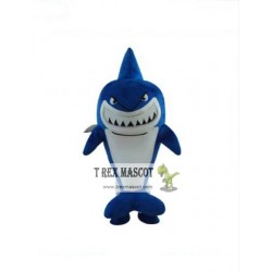Smile Blue Whale Mascot Costume Cartoon Shark Fish Mascot