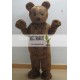 Furry Brown Teddy Bear Mascot Costume For Adult Furry Brown Teddy Bear Mascot Costume For Adult
