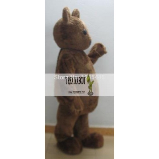 Furry Brown Teddy Bear Mascot Costume For Adult Furry Brown Teddy Bear Mascot Costume For Adult