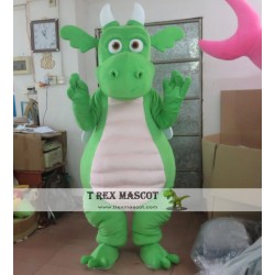 Adult Dragon Mascot Costume With Wings