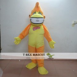Orange And Yellow Chimpanzee Mascot Costume Adult Chimpanzee Costume