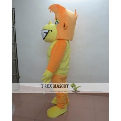 Orange And Yellow Chimpanzee Mascot Costume Adult Chimpanzee Costume