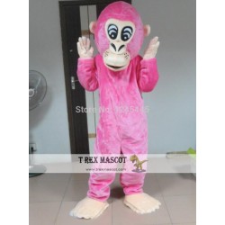 Pink Gorilla Mascot Adult Gorilla Mascot Costume
