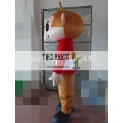 Red T-Shirt Monkey Costume Monkey Mascot For Adult