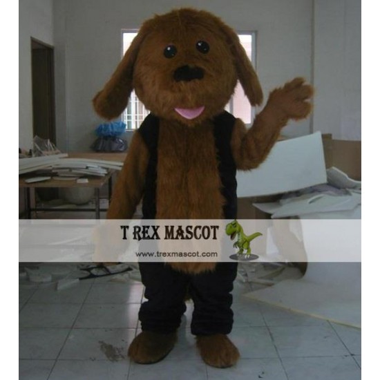 Furry Brown Dog Mascot Costume For Adult Furry Brown Dog Mascot Costume For Adult