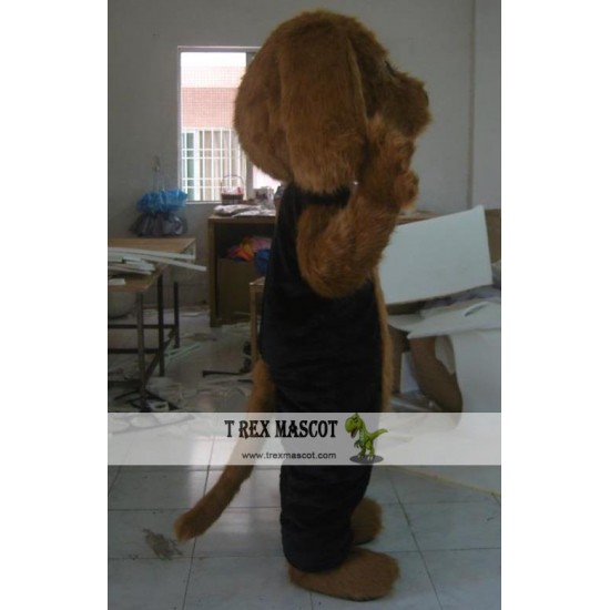Furry Brown Dog Mascot Costume For Adult Furry Brown Dog Mascot Costume For Adult