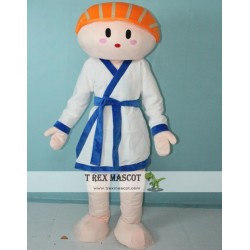 Japan Salmon Fish Sushi Boy Mascot Costume For Adult