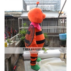 Adult Orange Bee Mascot Costume