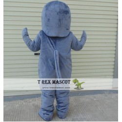 Grey Dolphin Mascot Costume Adult Dolphin Mascot