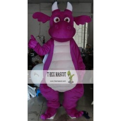 Adult Dragon Mascot Costume With Wings