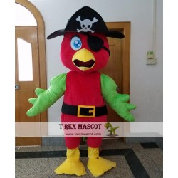 Adult Pirate Parrot Mascot Costume