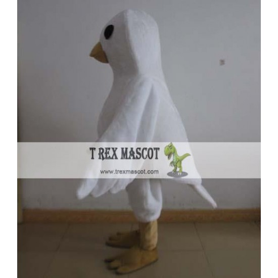 Adult White Bird Mascot Costume Adult White Bird Mascot Costume