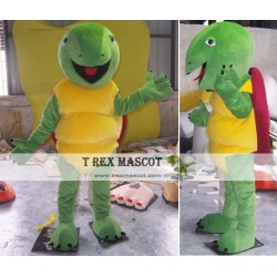 Green Turtle Mascot Costume For Adults