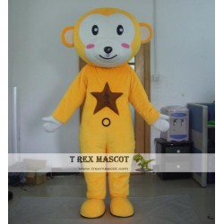 Little White Monkey Mascot Costume For Adult