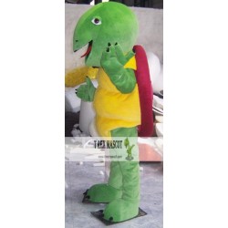 Adult Green Sea Turtle Mascot Costume