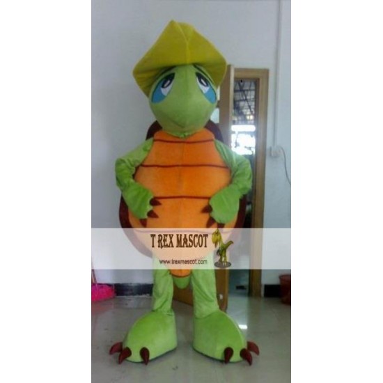 Adult Green Sea Turtle Mascot Costume