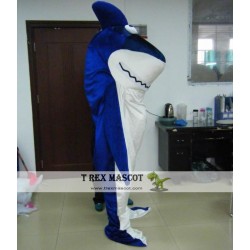 Adult Blue Shark Mascot Costume