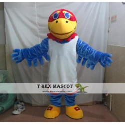 Adult Blue Parrot Mascot Costume