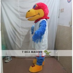 Adult Blue Parrot Mascot Costume